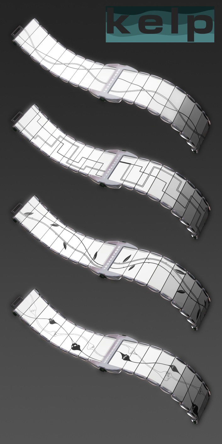 Kelp – An E-Paper Watch Design | Tokyoflash Japan