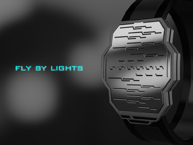 conduit_led_watch_design_with_fly_by_lights_animation