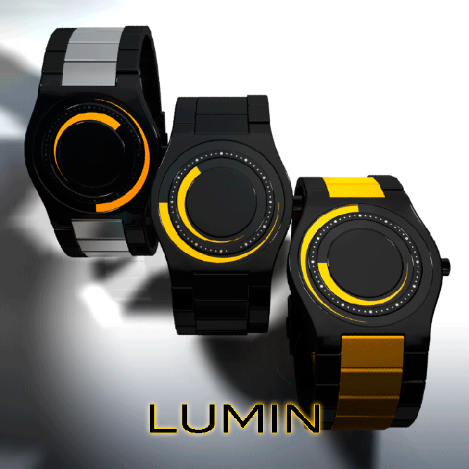 lumin_analog_watch_design_with_shining_light_colors