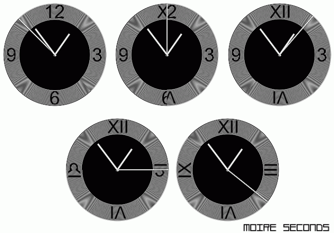 moiré_effect_moving_analog_watch_design_3_times