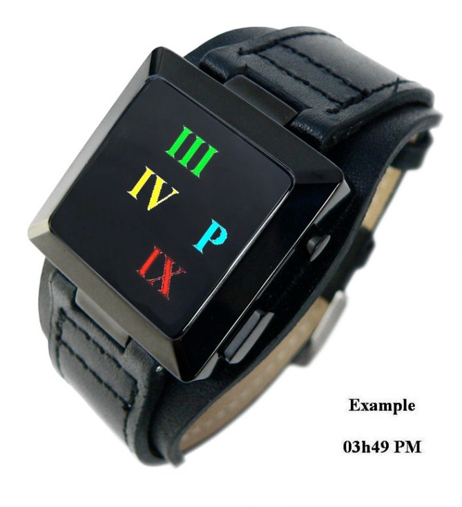 led_roman_numerals_watch_design_overview