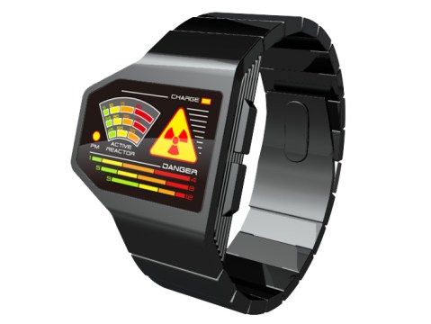 radiation_level_led_watch_design_front