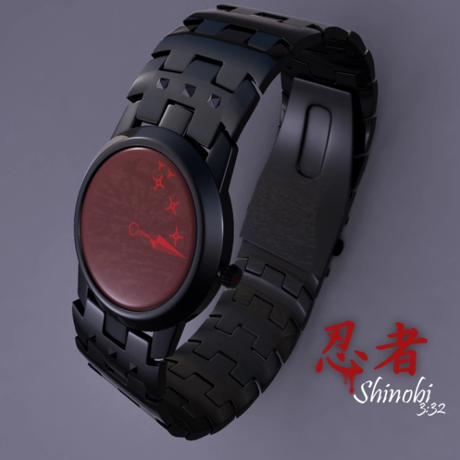 shinobi_an_analog_watch_design_made_of_ninja_tools_overview