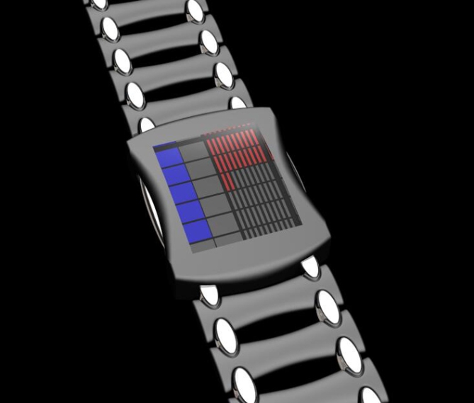 led_lit_square_watch_design_front_view
