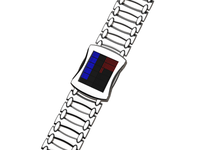 led_lit_square_watch_design_silver