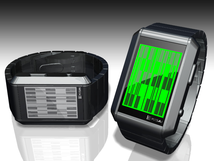 Usb Watch The Right Angle LCD Watch Design With USB Memory | Tokyoflash Japan