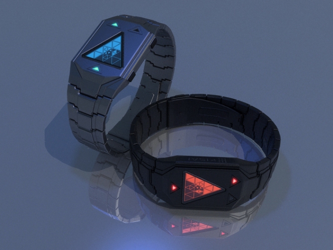 triangular_time_watch_concept_led_display