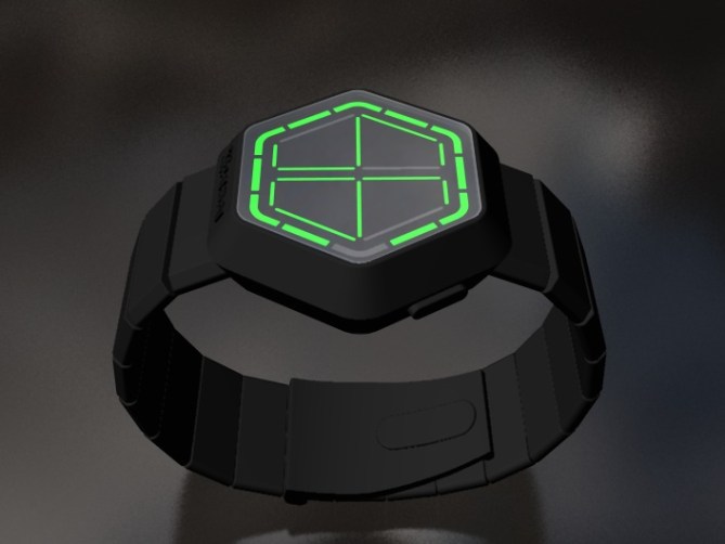 kisai_night_vision_black_usb_rechargeable_led_watch_design_from_tokyoflash_japan_concept