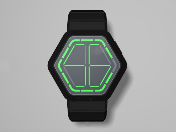 kisai_night_vision_black_usb_rechargeable_led_watch_design_from_tokyoflash_japan_concept