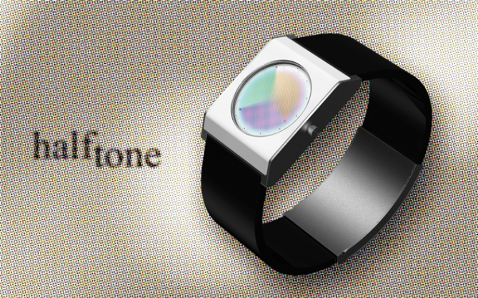 halftone_led_watch_design_full_view