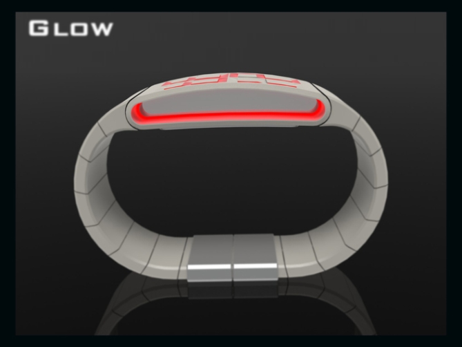 led_watch_design_glows_the_time_side_view