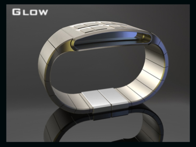 led_watch_design_glows_the_time_silver