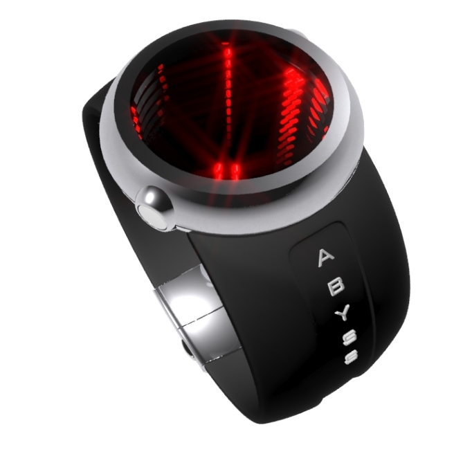 create_an_abyss_on_your_wrist_with_an_endless_tunnel_of_leds_top_view