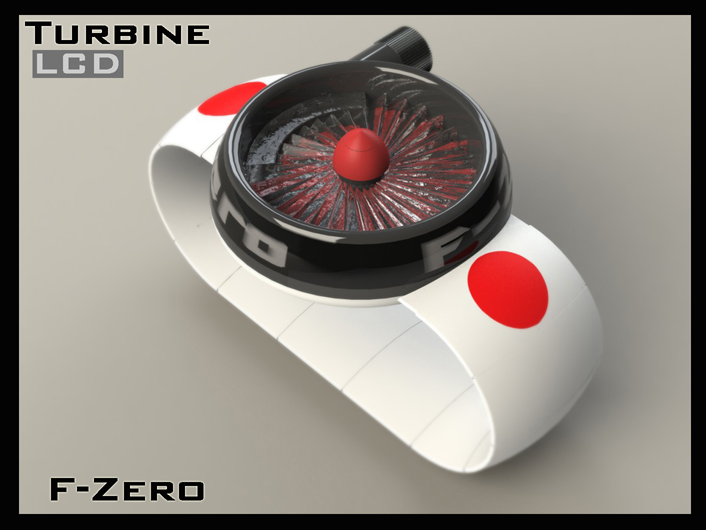Turbine LCD watch revs up a new version. (MkII) | Tokyoflash Japan