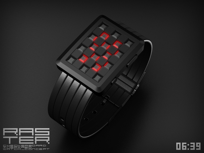 raster_led_watch_design_inspired_by_checkerboard_overview