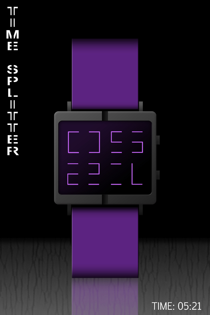 Time Splitter Watch Design Cuts Time In Two | Tokyoflash Japan
