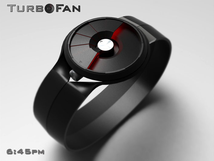 Turbofan Mechanical watch with armour plated blades! | Tokyoflash Japan