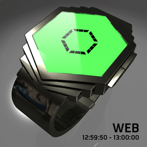 Web Developer Watch Web LCD Display Watch Design | Tokyoflash Japan