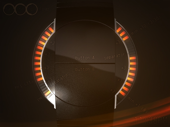 arc_watch_designed_for_futurists_red_LEDs
