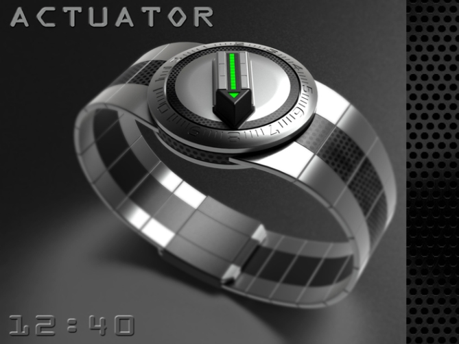 led_watch_with_user_actuation_to_reveal_time_silver_black