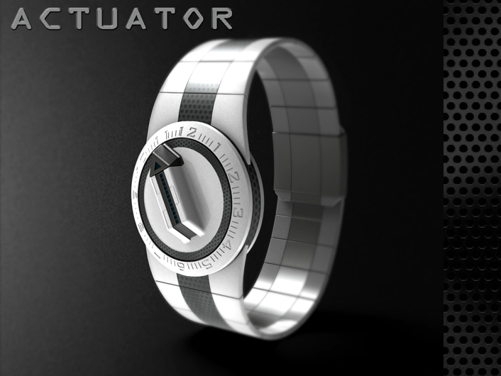 Led Dial Know LED Watch with User Actuation To Reveal Time | Tokyoflash Japan