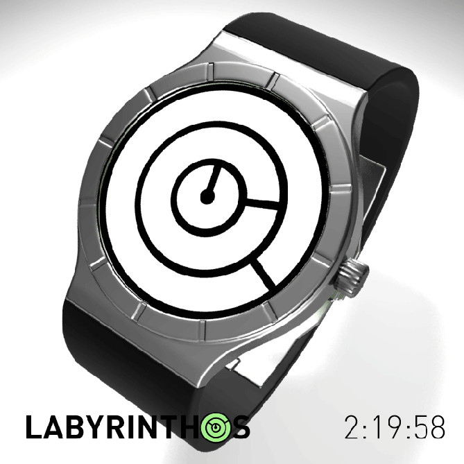 lose_yourself_with_the_labyrinth_lcd_watch_03 lose_yourself_with_the_labyrinth_lcd_watch_timelapse