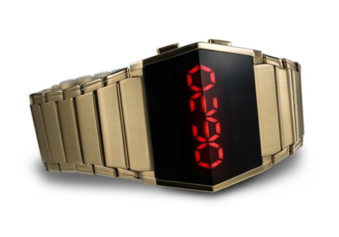 kisai_xtal_led_watch_with_six_animations_gold_red_leds