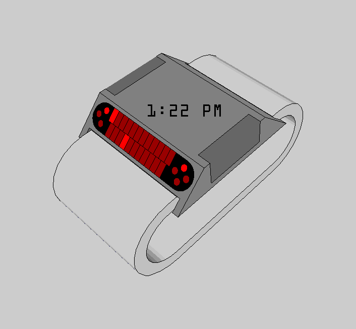 Driver watch revives 70's style futuristic time telling