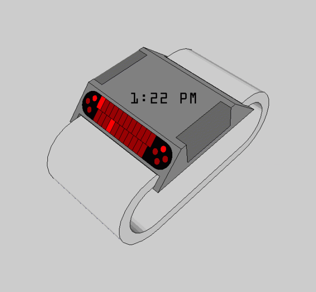 Driver watch revives 70's style futuristic time telling