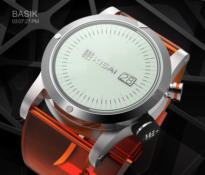 BASIK watch blends classic styling with modern display. | Tokyoflash Japan