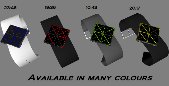 Grid Watches Lined Up